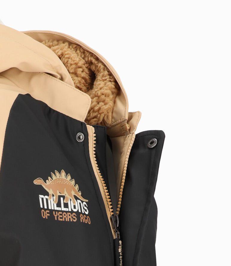 Chaqueta niño de dinosaurio negro Black and Blue-2