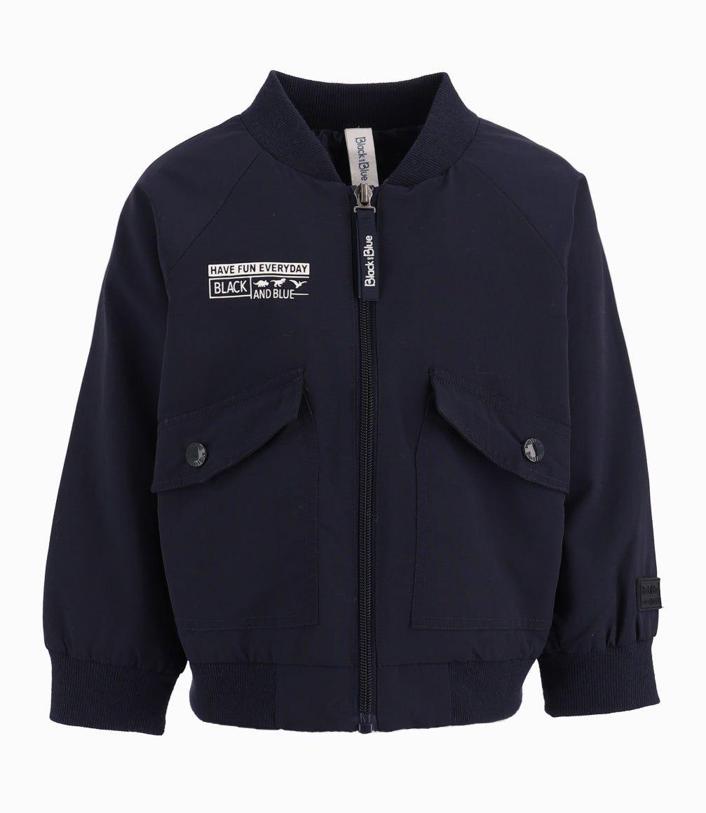 Chaqueta Bebé Bomber Azul Marino-0