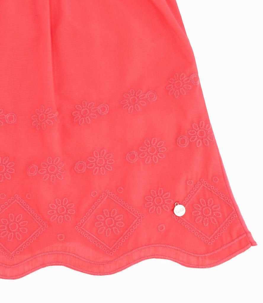 Polera Niña Sin Mangas Coral-5