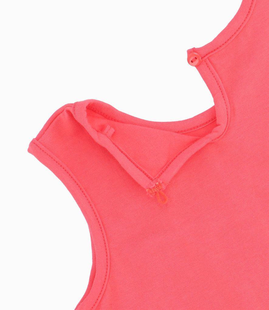 Polera Niña Sin Mangas Coral-7