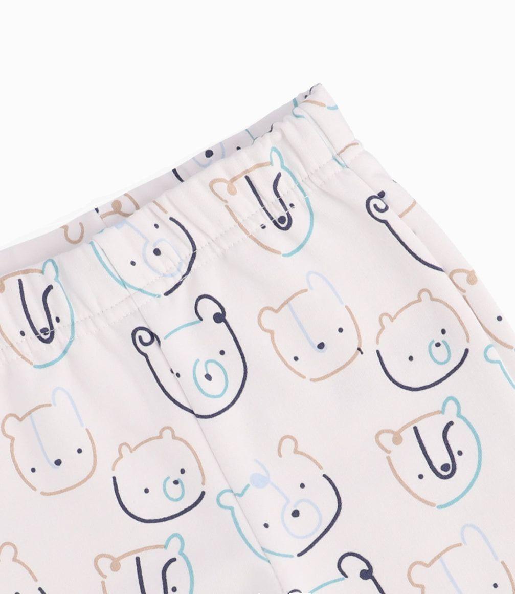 Conjunto Recién Nacido Con Ositos Black And Blue Crudo-6