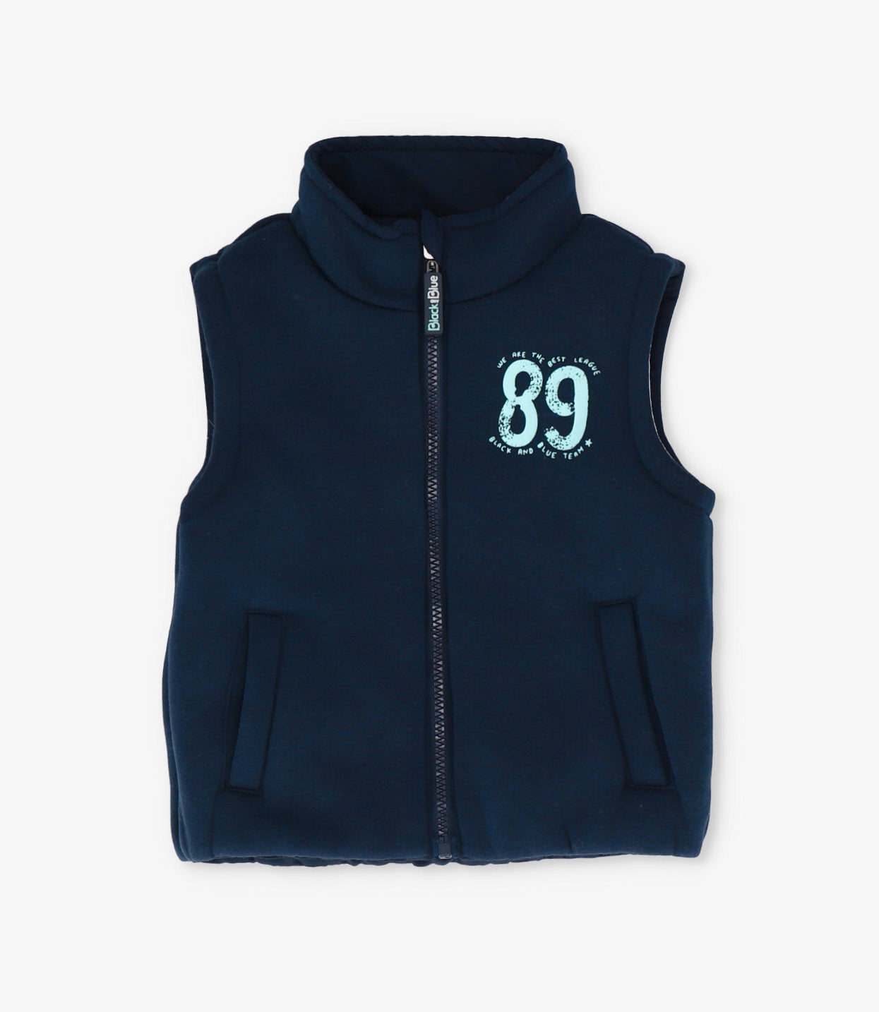 Parka niño reversible azul marino Black and Blue-1