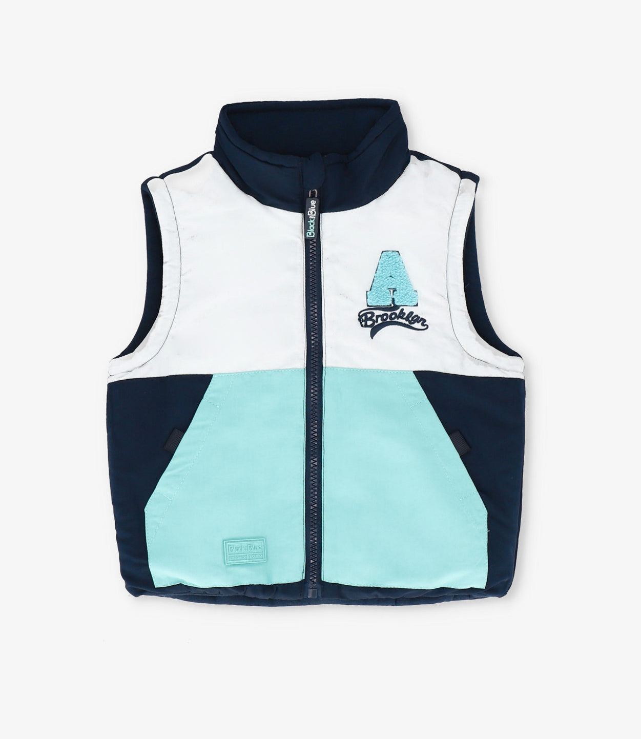 Parka niño reversible azul marino Black and Blue-2