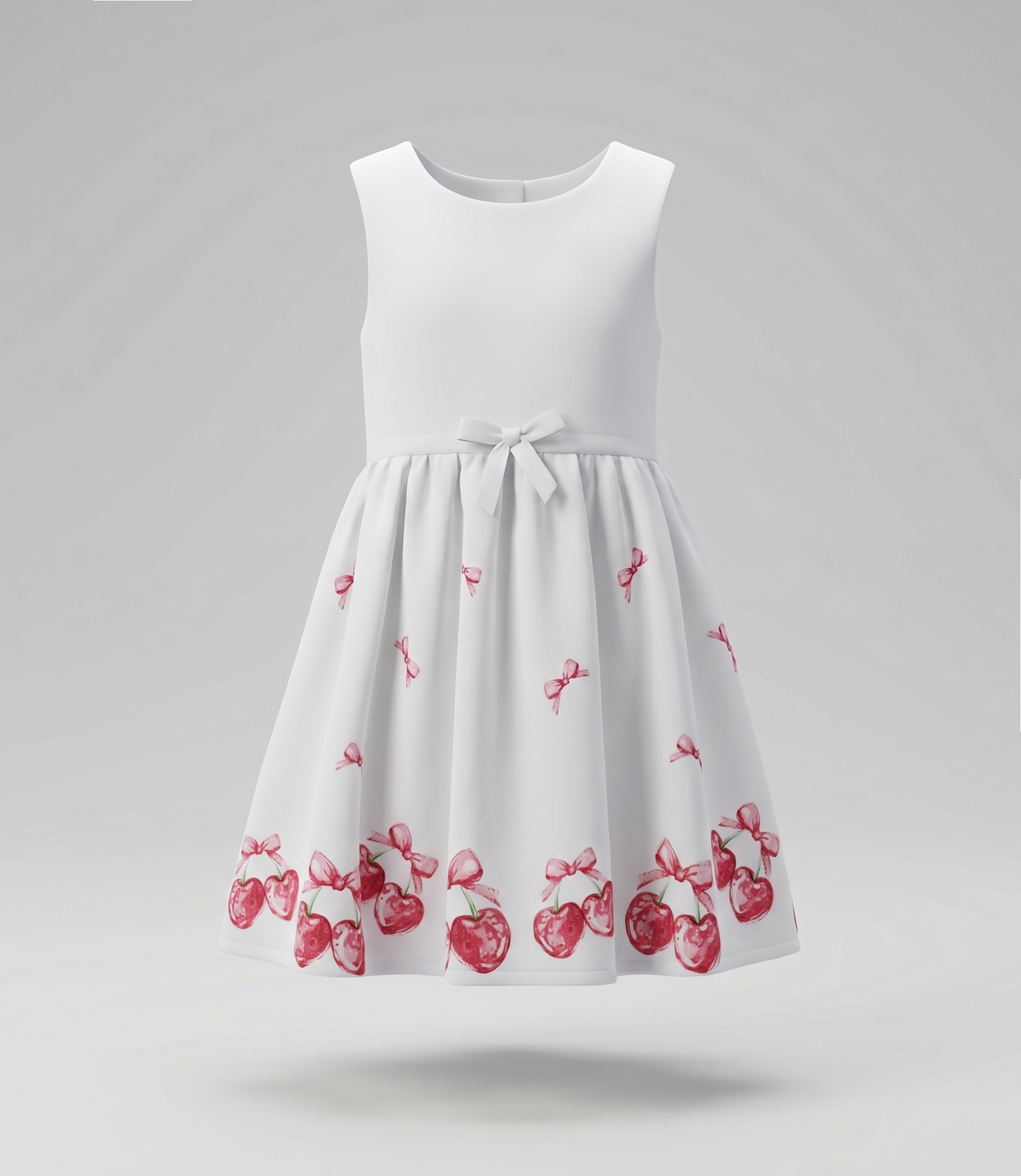 Vestido sin manga niña con bolero L11131270502 rosa Limonada-2
