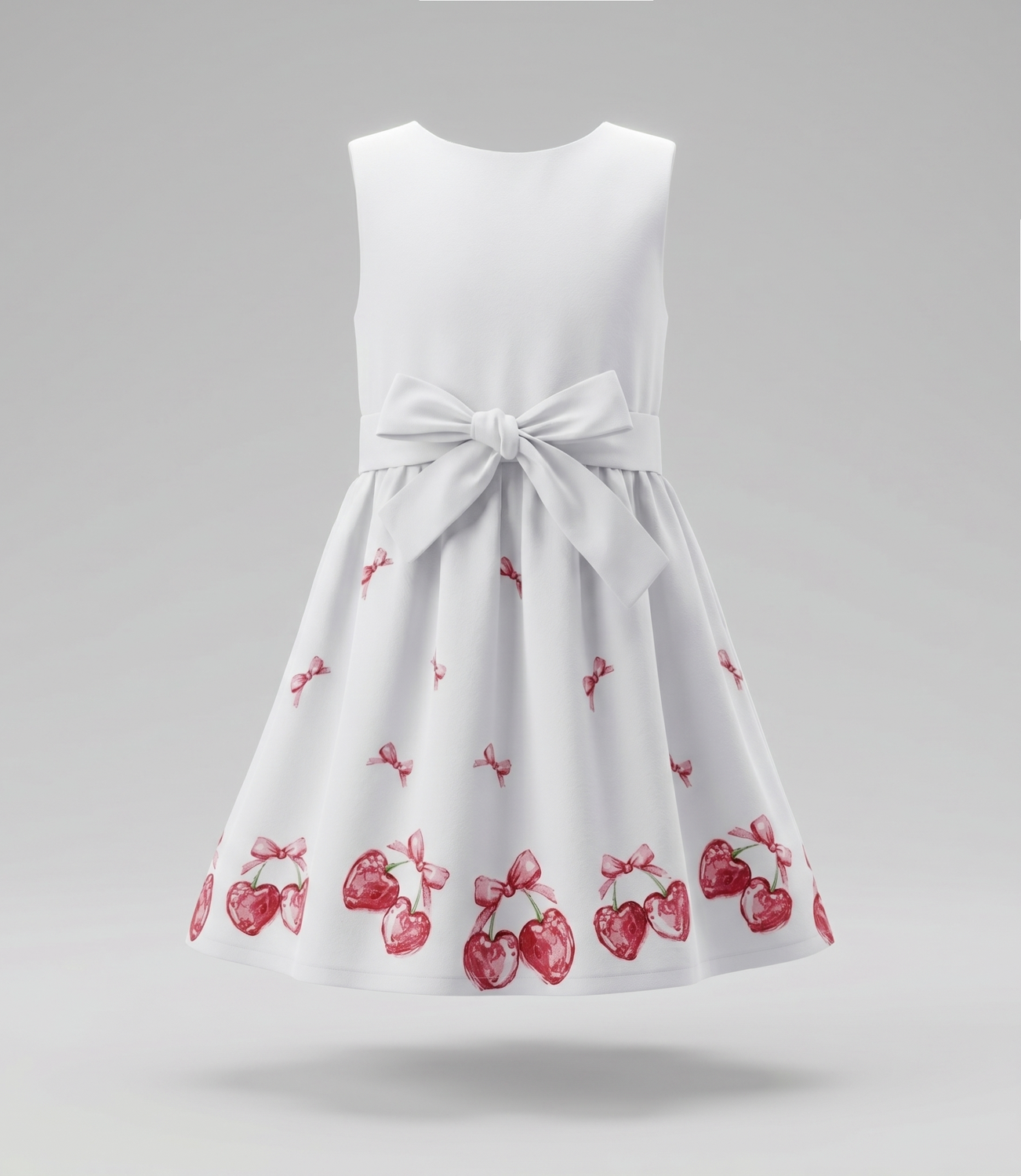 Vestido sin manga niña con bolero L11131270502 rosa Limonada-3