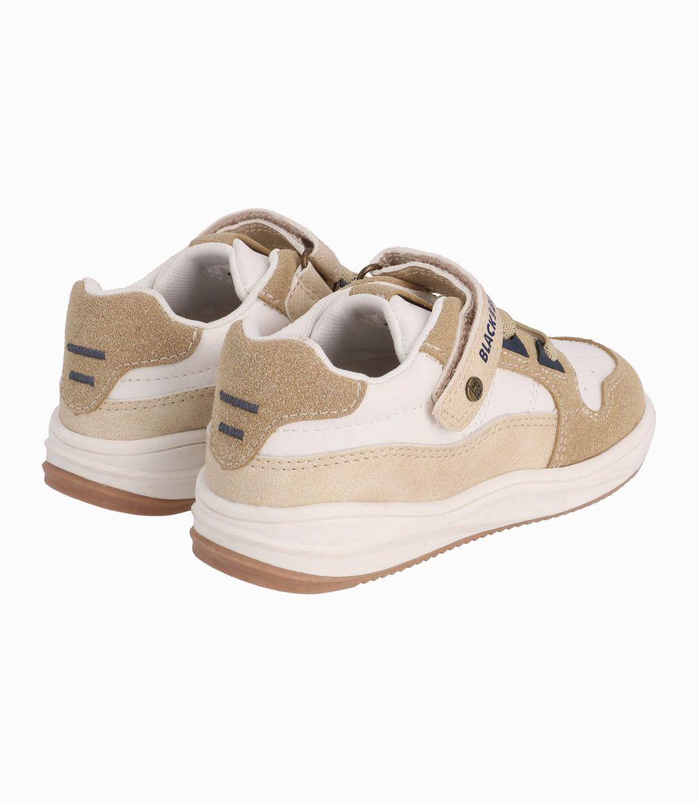 Zapato Caminante Casual Black And Blue Blanco-2