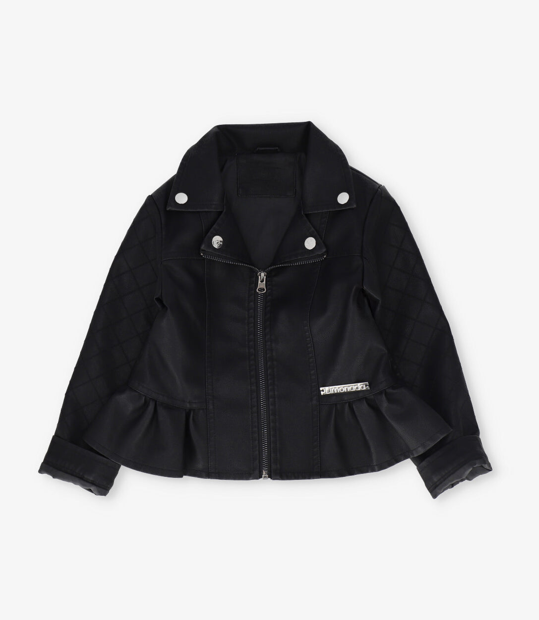 Chaqueta niña biker negro Limonada-2