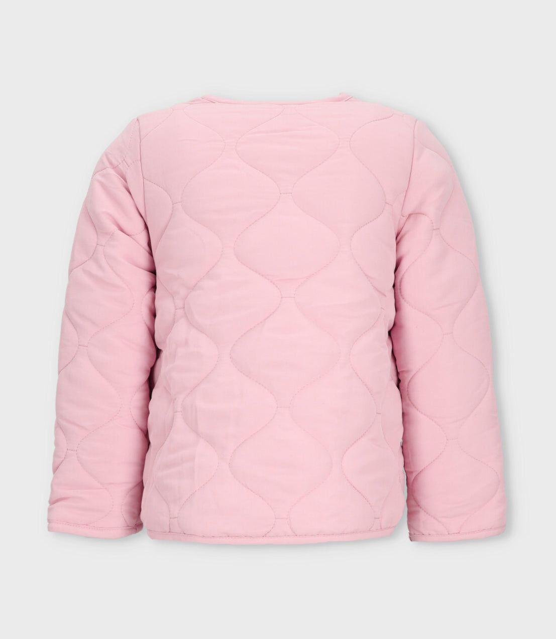 Chaqueta niña acolchada rosado Limonada-2