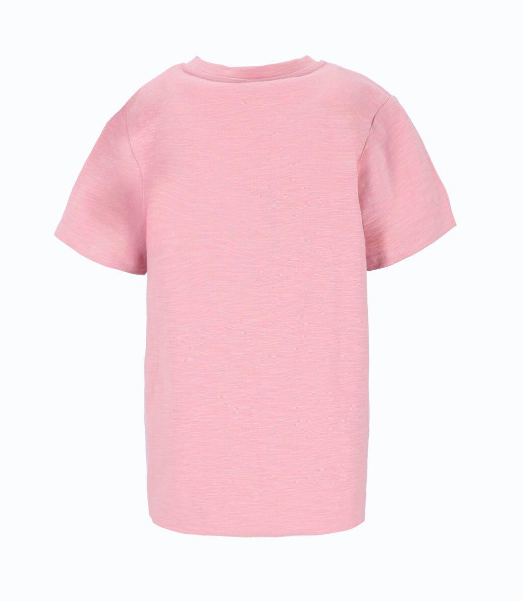 Polera manga corta niño long fit rosado Black and Blue-2