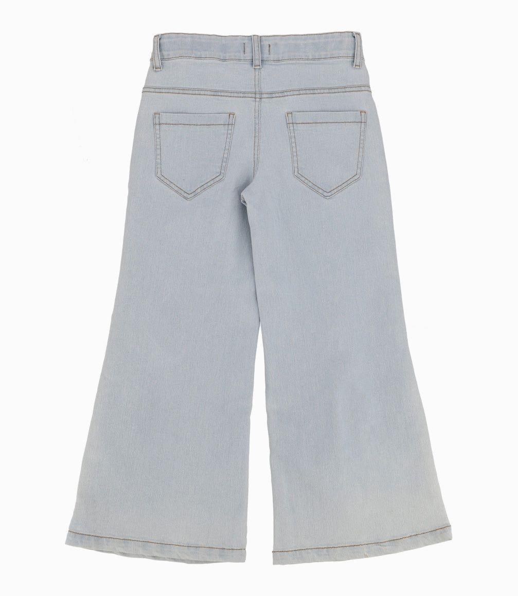 Jeans Niña Acampanados Denim Celeste 4 Kids-7