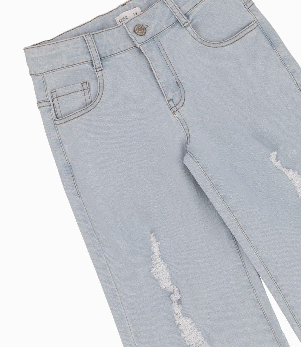 Jeans Niña Acampanados Denim Celeste 4 Kids-11