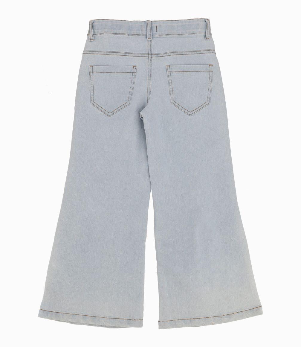 Jeans Niña Acampanados Denim Celeste 4 Kids-1