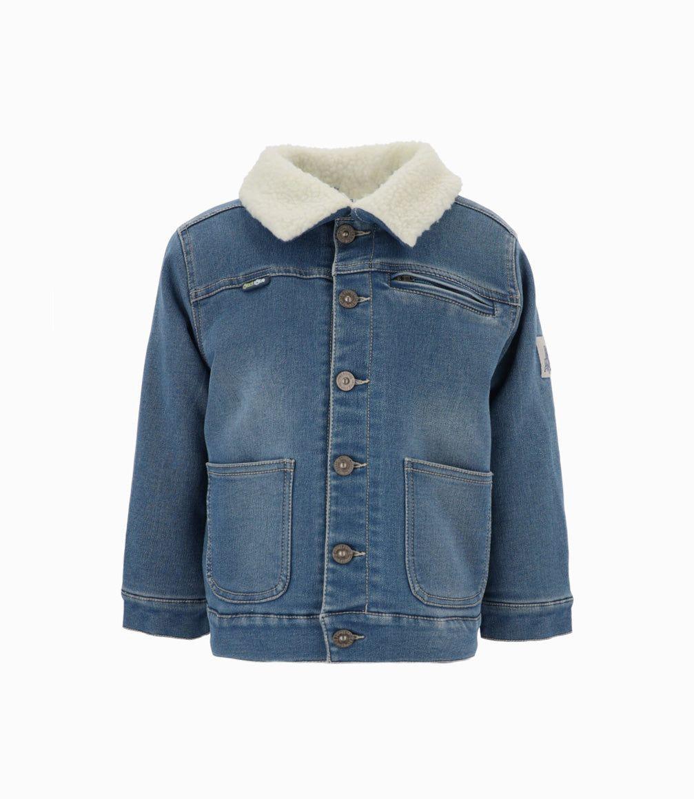 Chaqueta niño de denim denim celeste Black and Blue-0