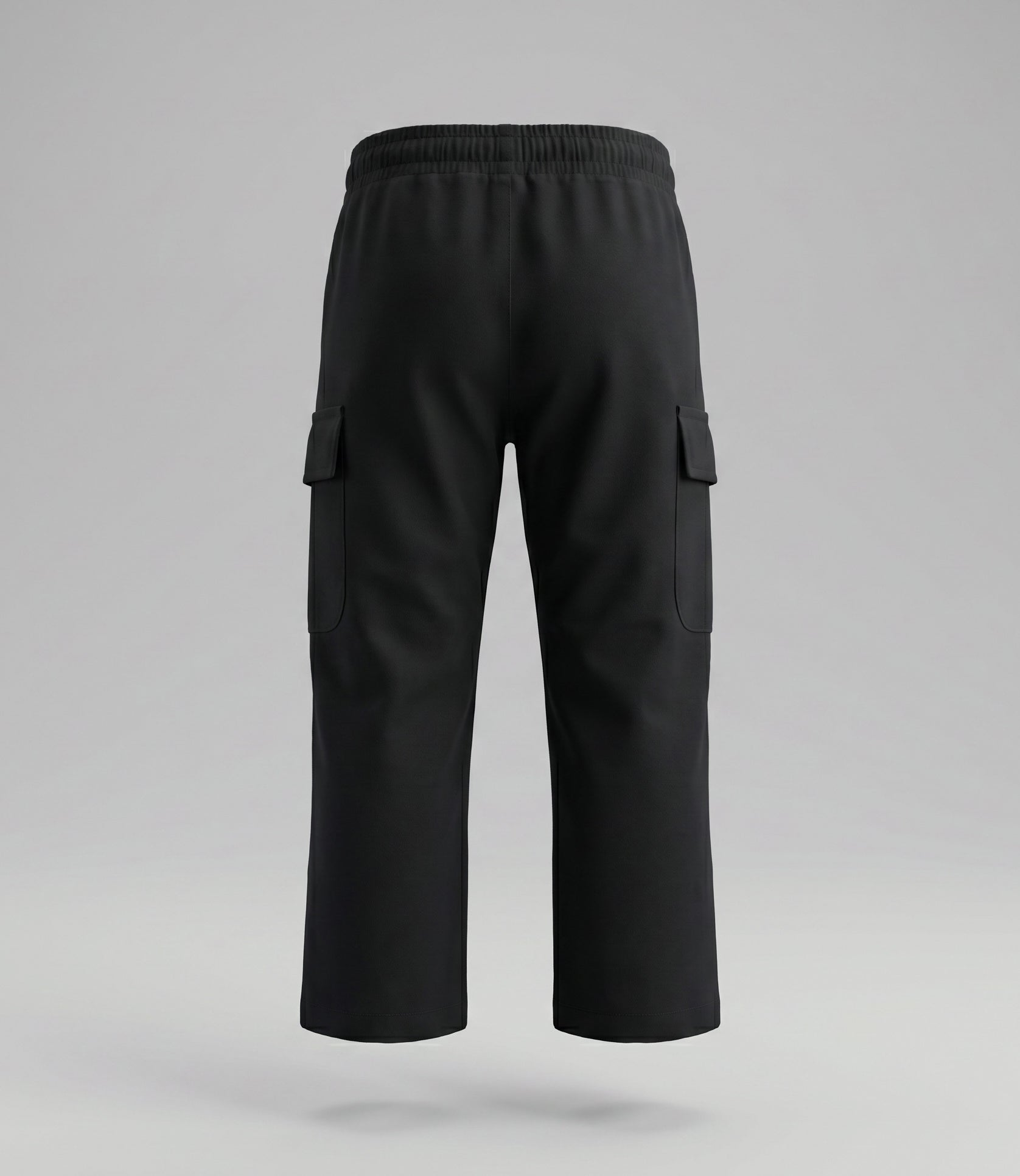 Pantalón niño cargo B11121270214 negro Black and blue-1