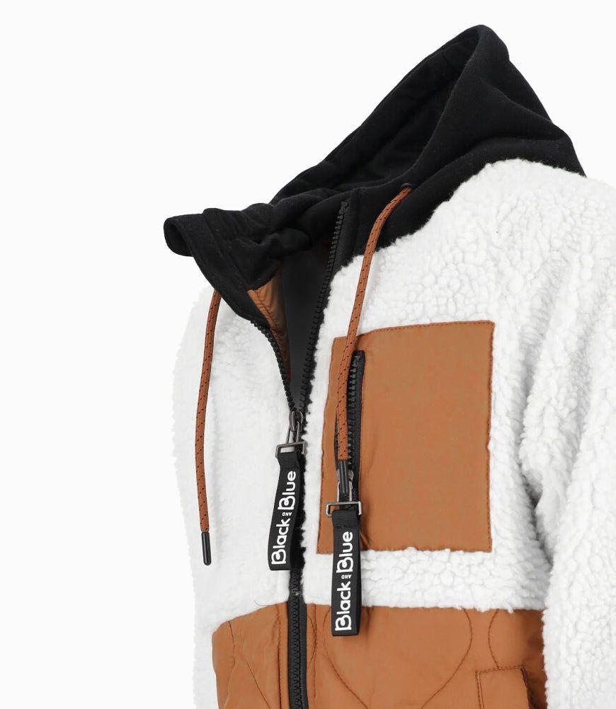 Chaqueta niño de polar blanco Black and Blue-2
