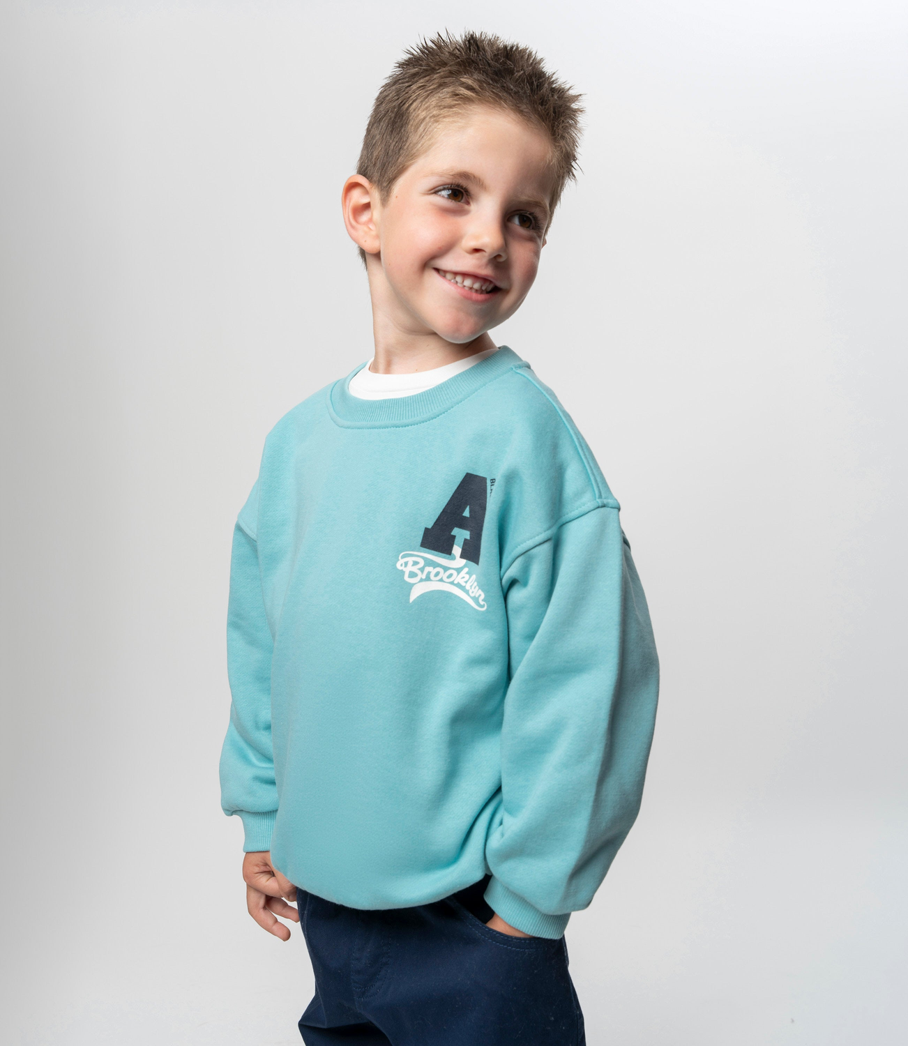 Polerón niño básico menta Black and Blue-0