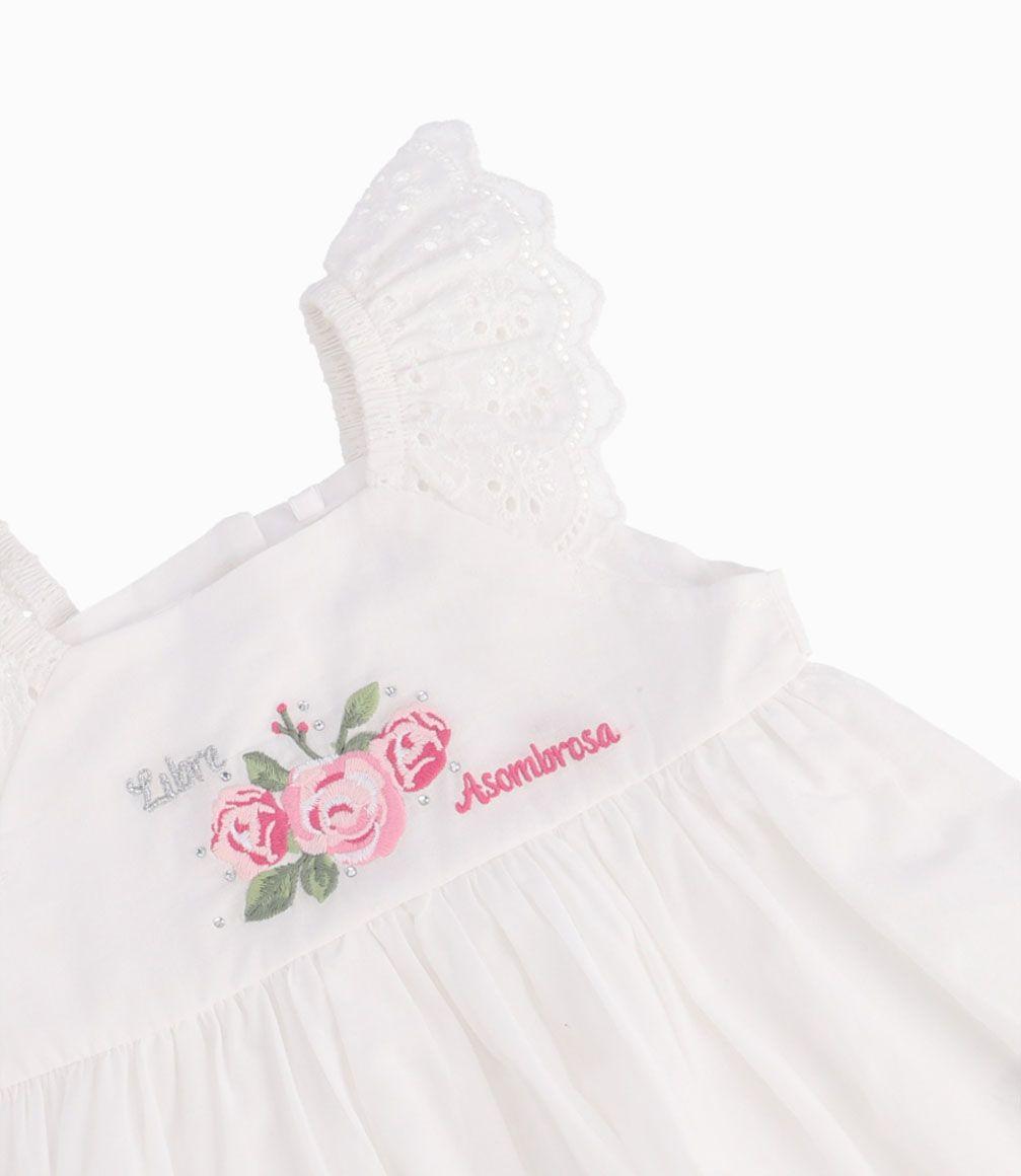 Conjunto Calza A Rayas Recién Nacida Blanco Limonada-2