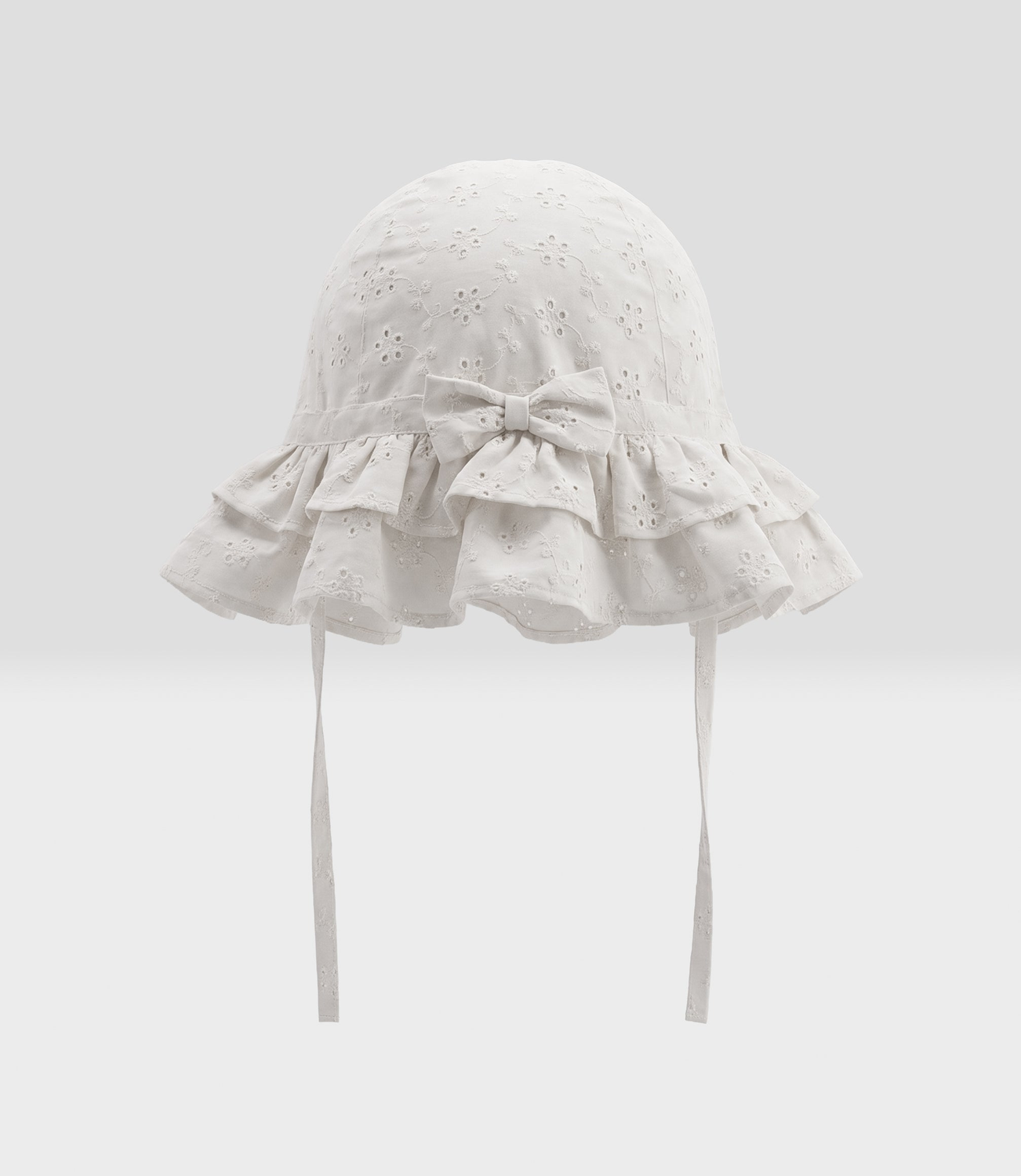 Gorro recién nacida bucket  L93621270103 crudo Limonada-1