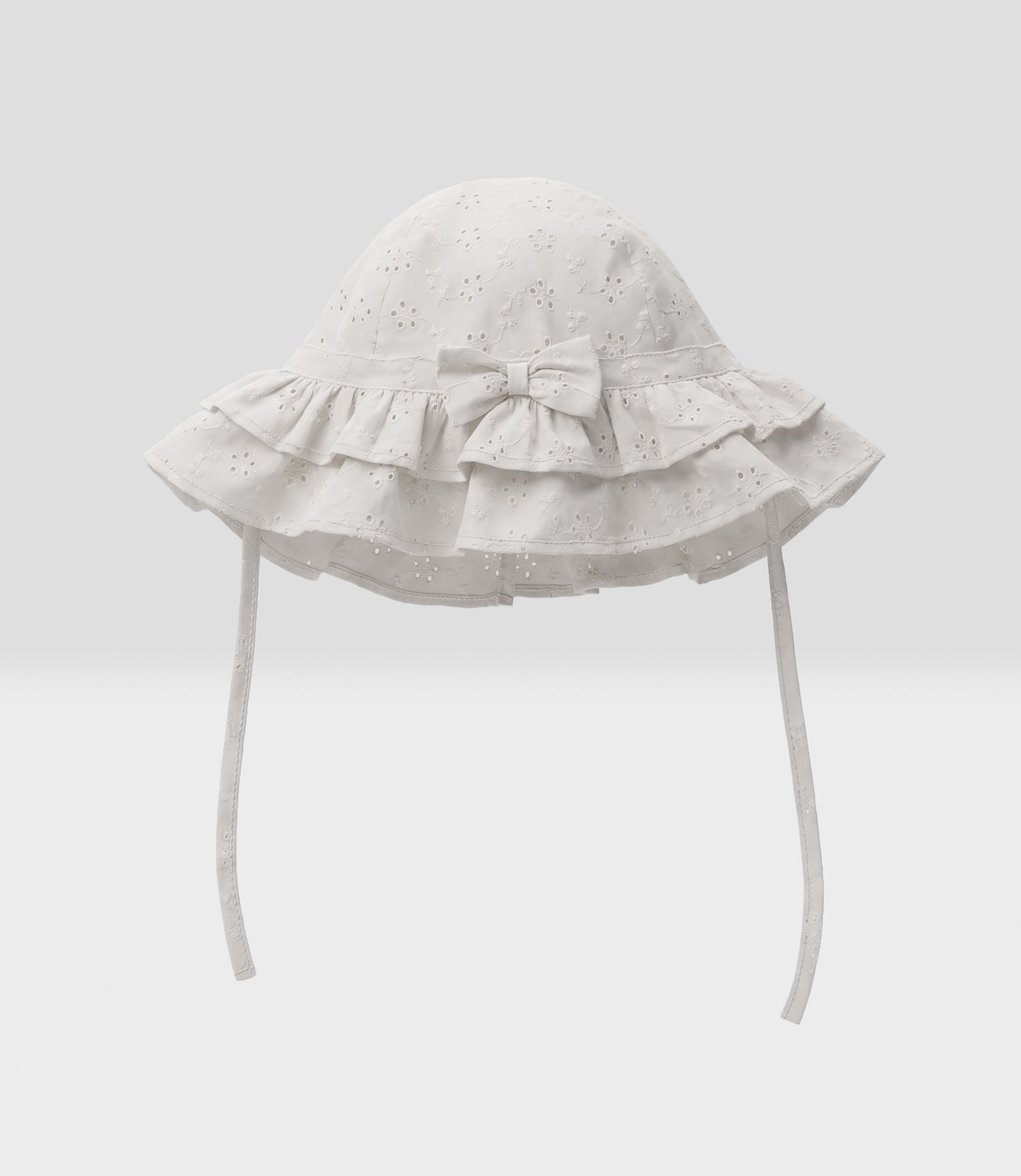 Gorro recién nacida bucket  L93621270103 crudo Limonada-2