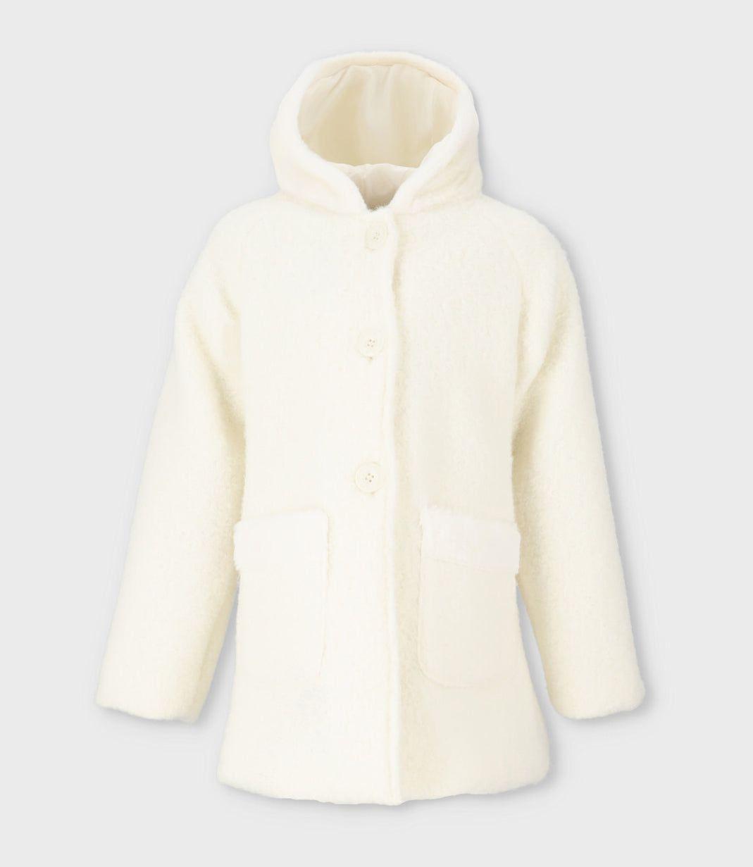 Chaqueta niña con flores blanco Limonada-0