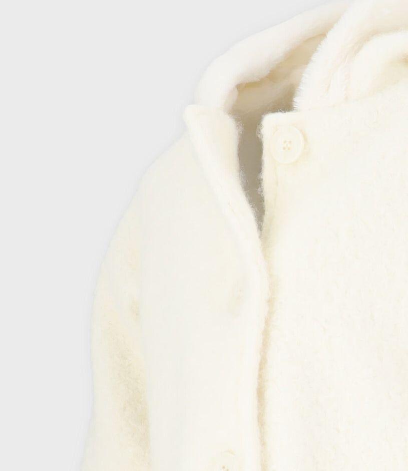 Chaqueta niña con flores blanco Limonada-2