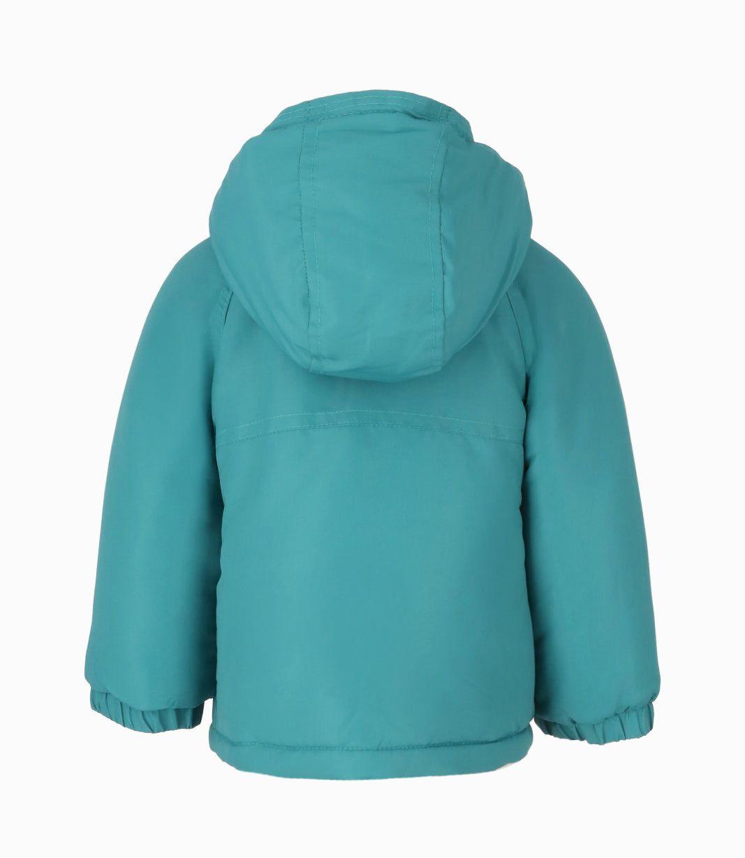 Parka bebés impermeable verde 4 Kids-1