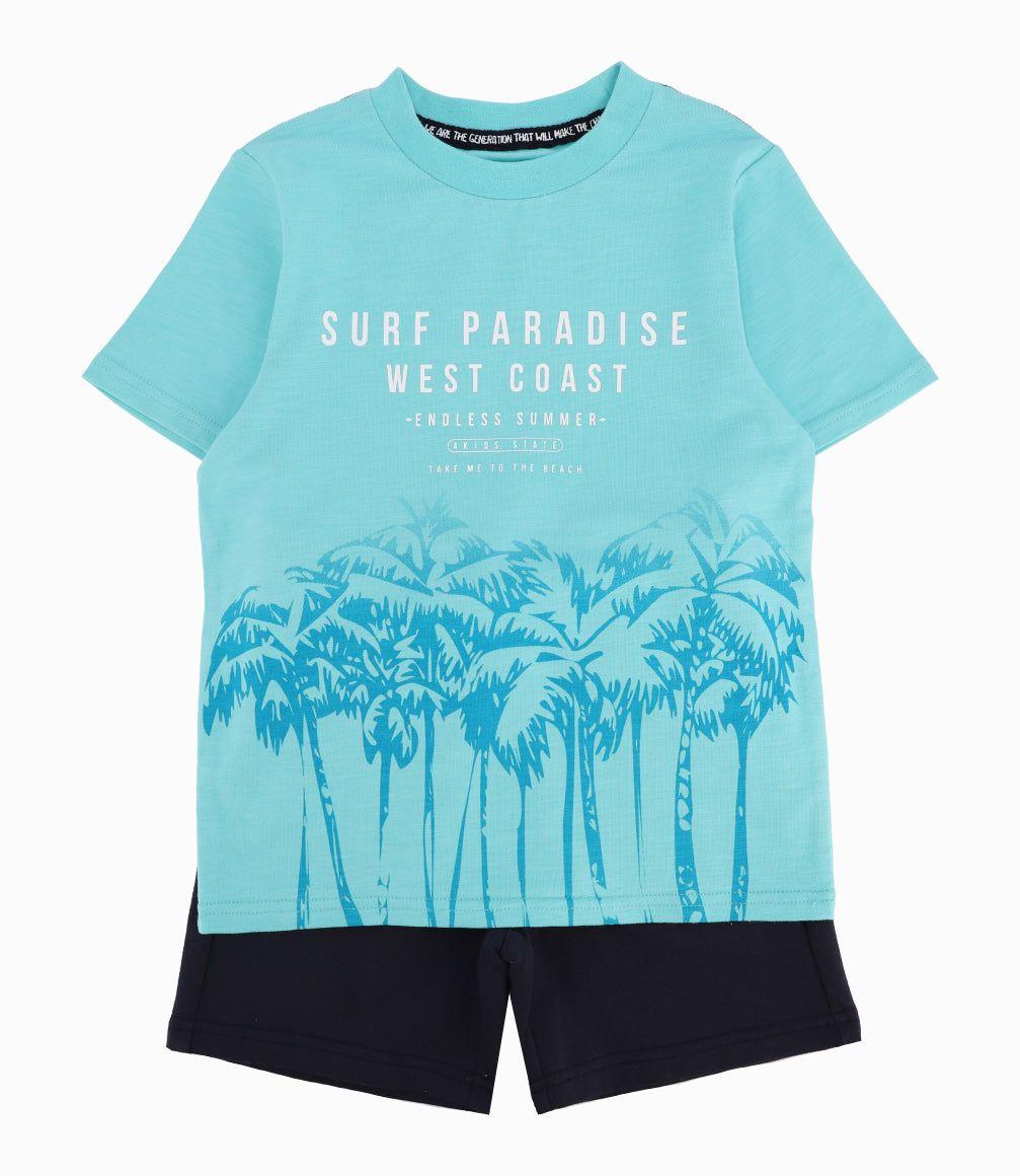 Conjunto Niño Palmeras Turquesa-0