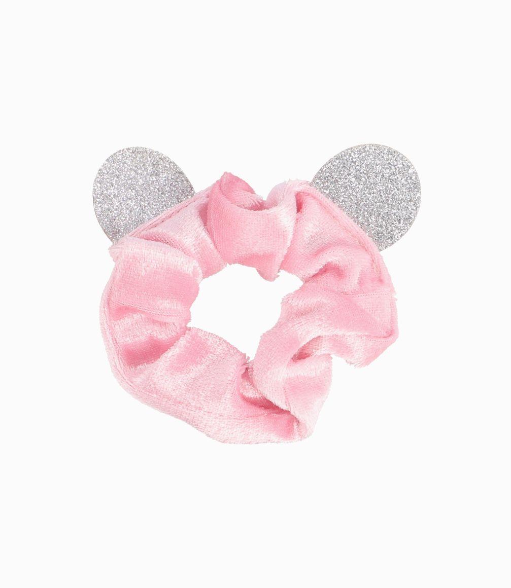 Collet Niña Scrunchie Con Orejas Limonada Rosado-0