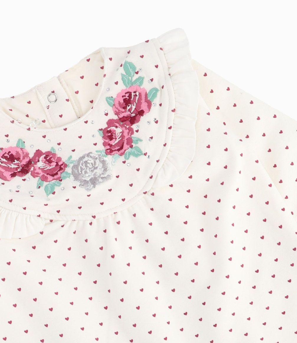 Conjunto Blusa y Leggins Recién Nacida Crudo Limonada-1