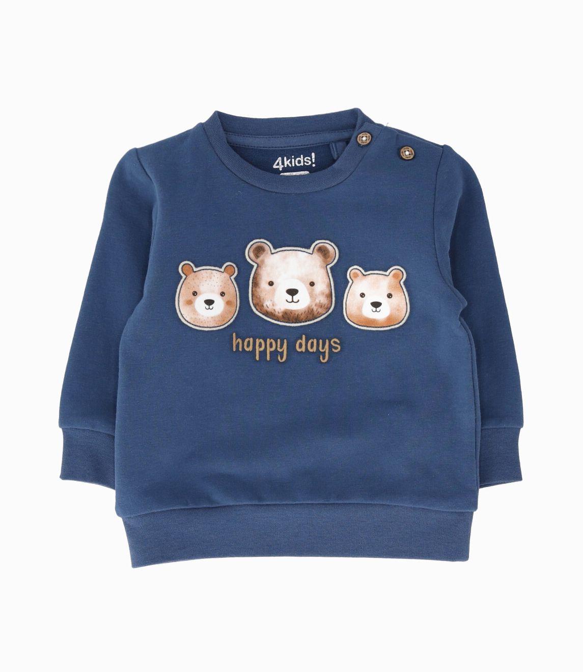Buzo recién nacido happy days azul marino 4 Kids-1