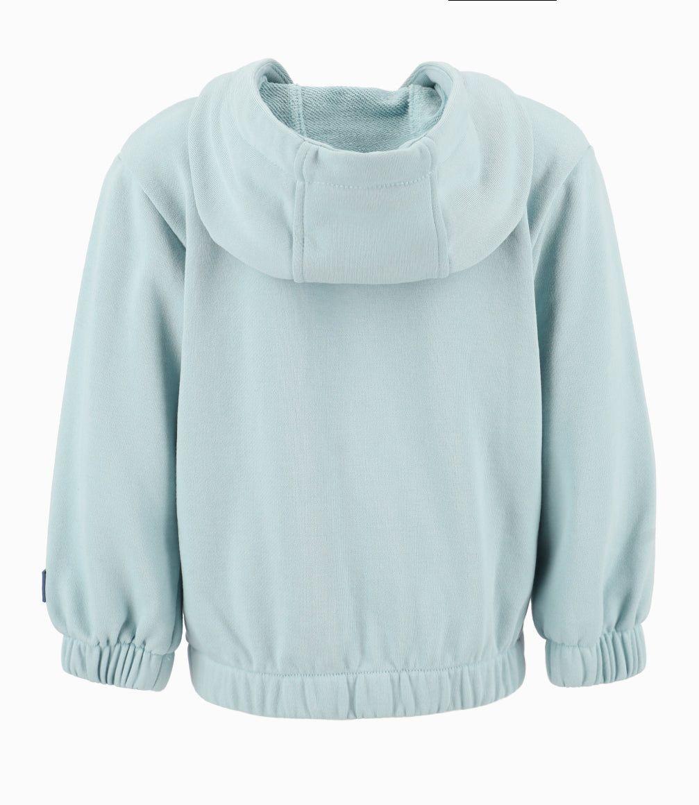 Polerón Bebé Niño Con Gorro Menta-8