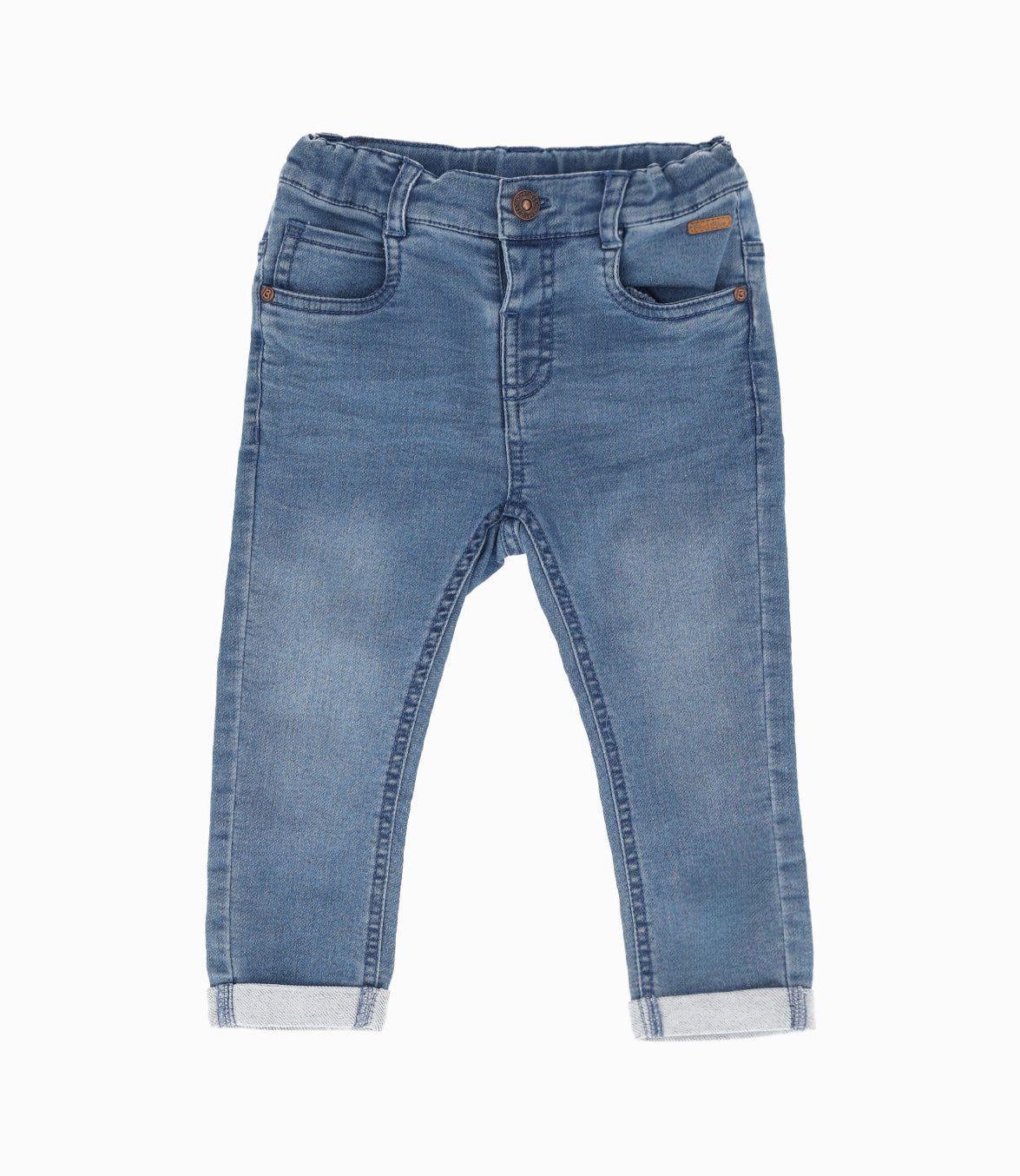 Jeans bebés pitillos denim celeste Black and Blue-0