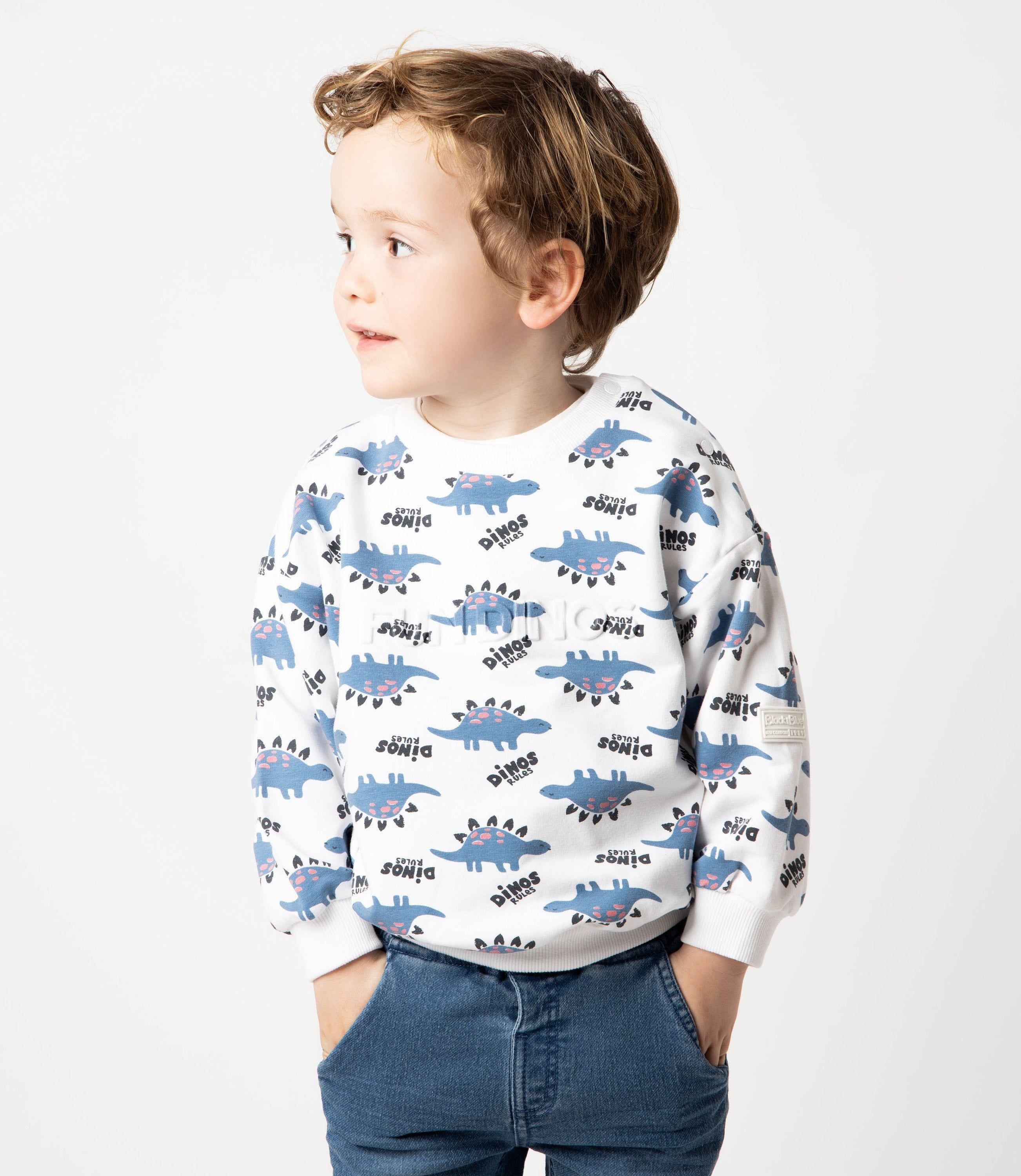 Polerón bebé fun dinos crudo Black and Blue-0