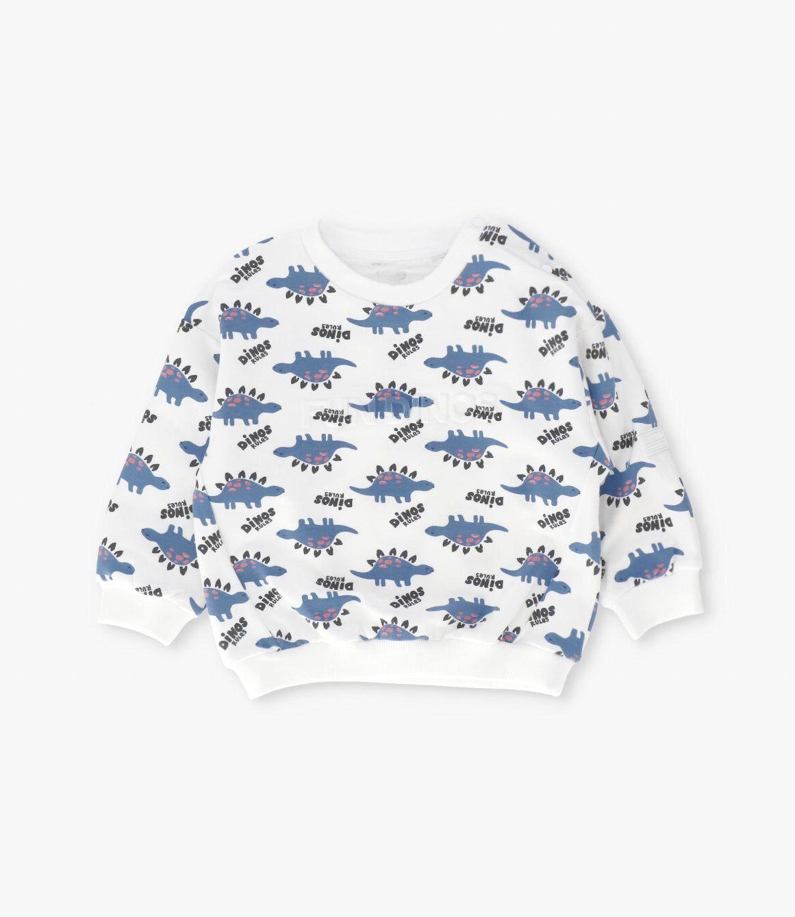Polerón bebé fun dinos crudo Black and Blue-1