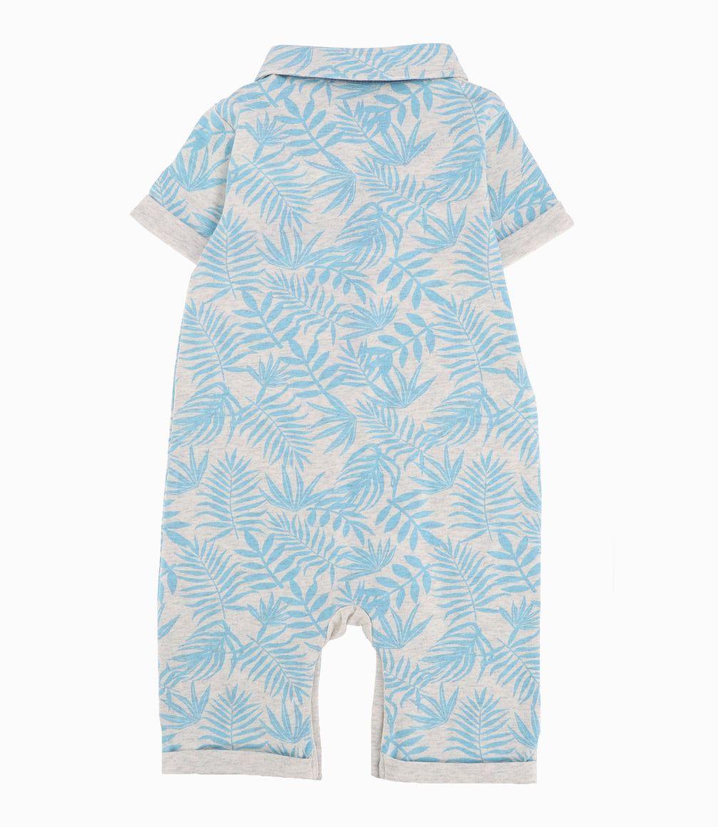 Enterito Recién Nacido Hojas Turquesa-2