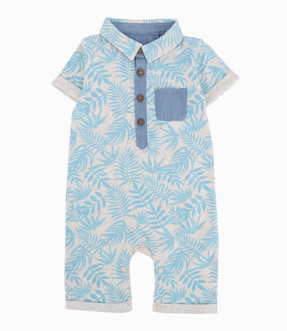 Enterito Recién Nacido Hojas Turquesa-6