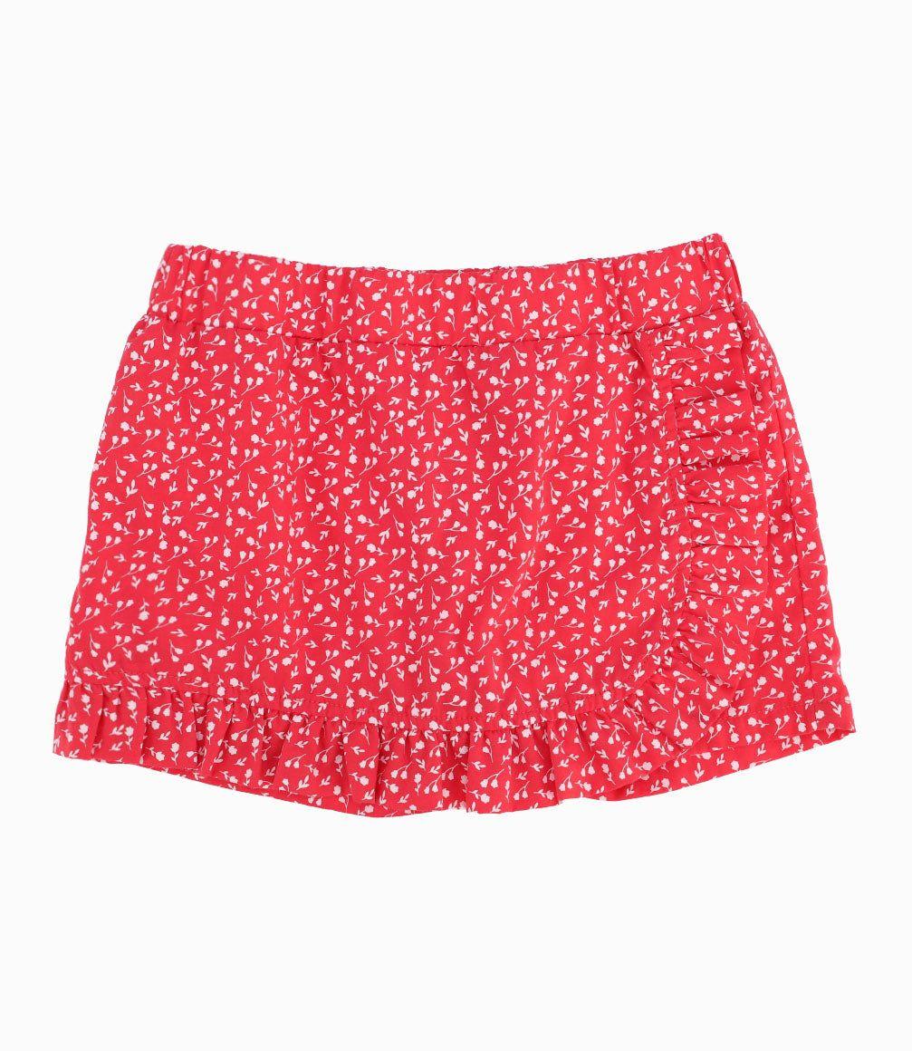 Short Niña Falda Short Coral-3