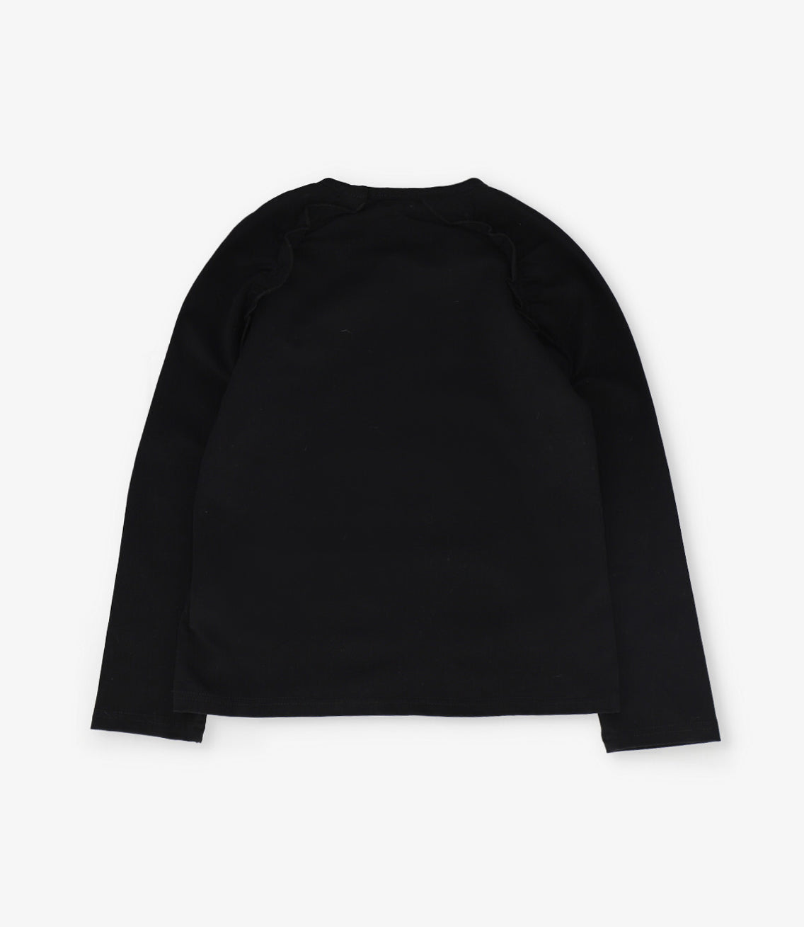 Polera manga larga niña con gato negro Limonada-2