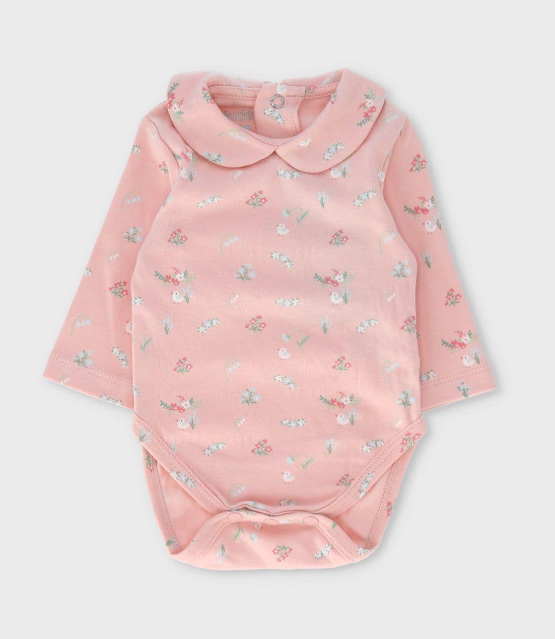 Jardinera recién nacida c/ body rosado 4 Kids-2