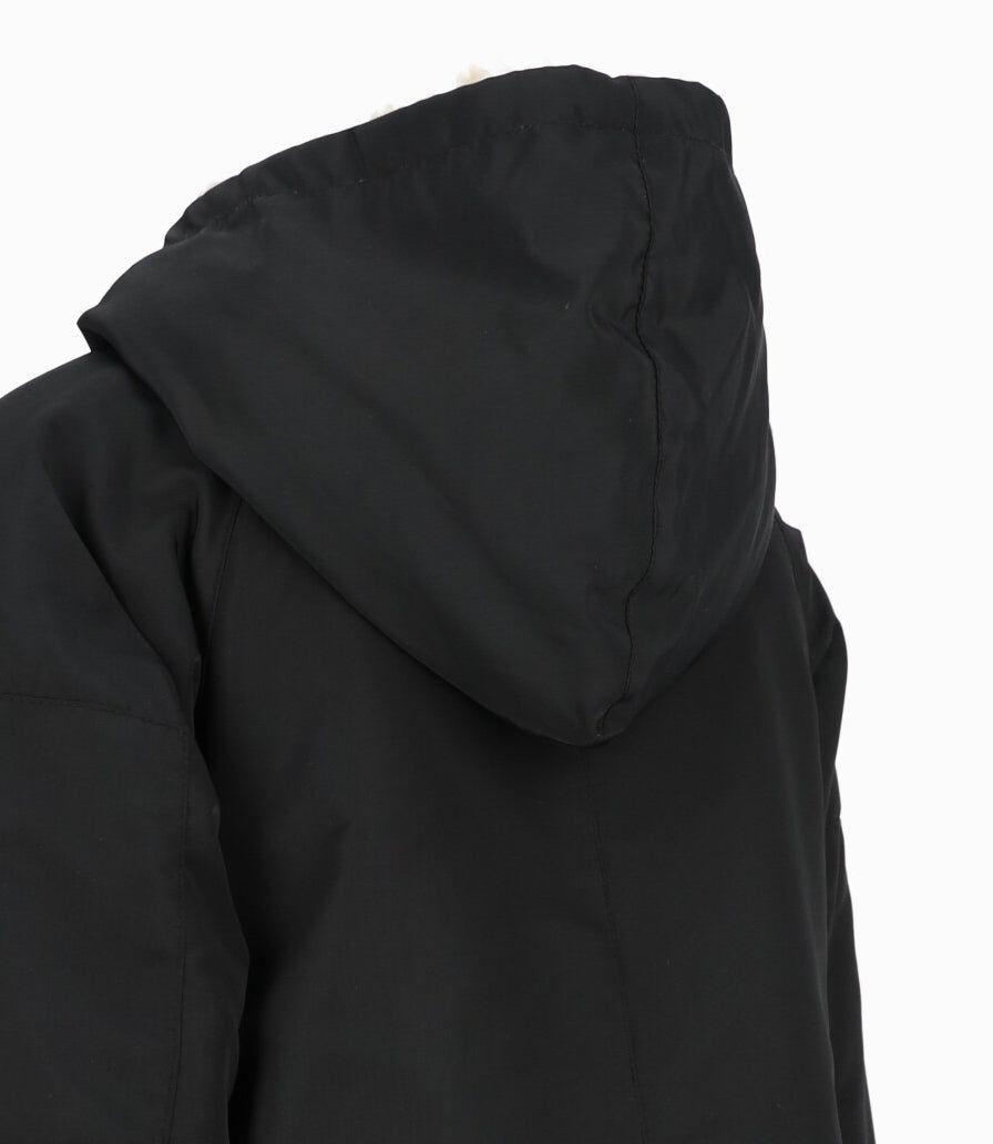 Abrigo niño impermeable negro Black and Blue-3