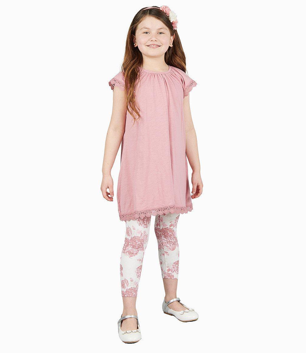 Conjunto Niña De Vestido Y Calzas-1