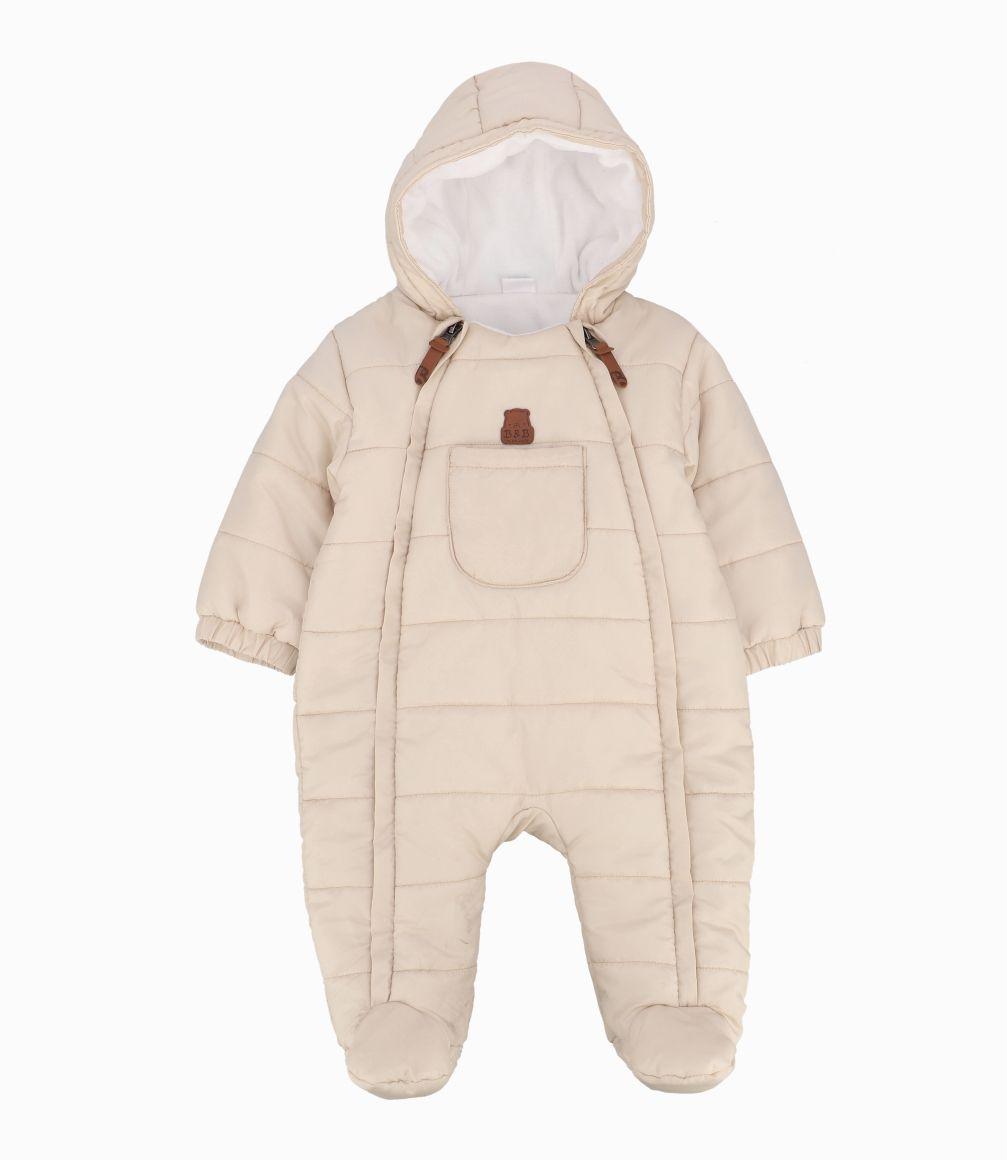 Saquito Recién Nacido De Parka Beige-0