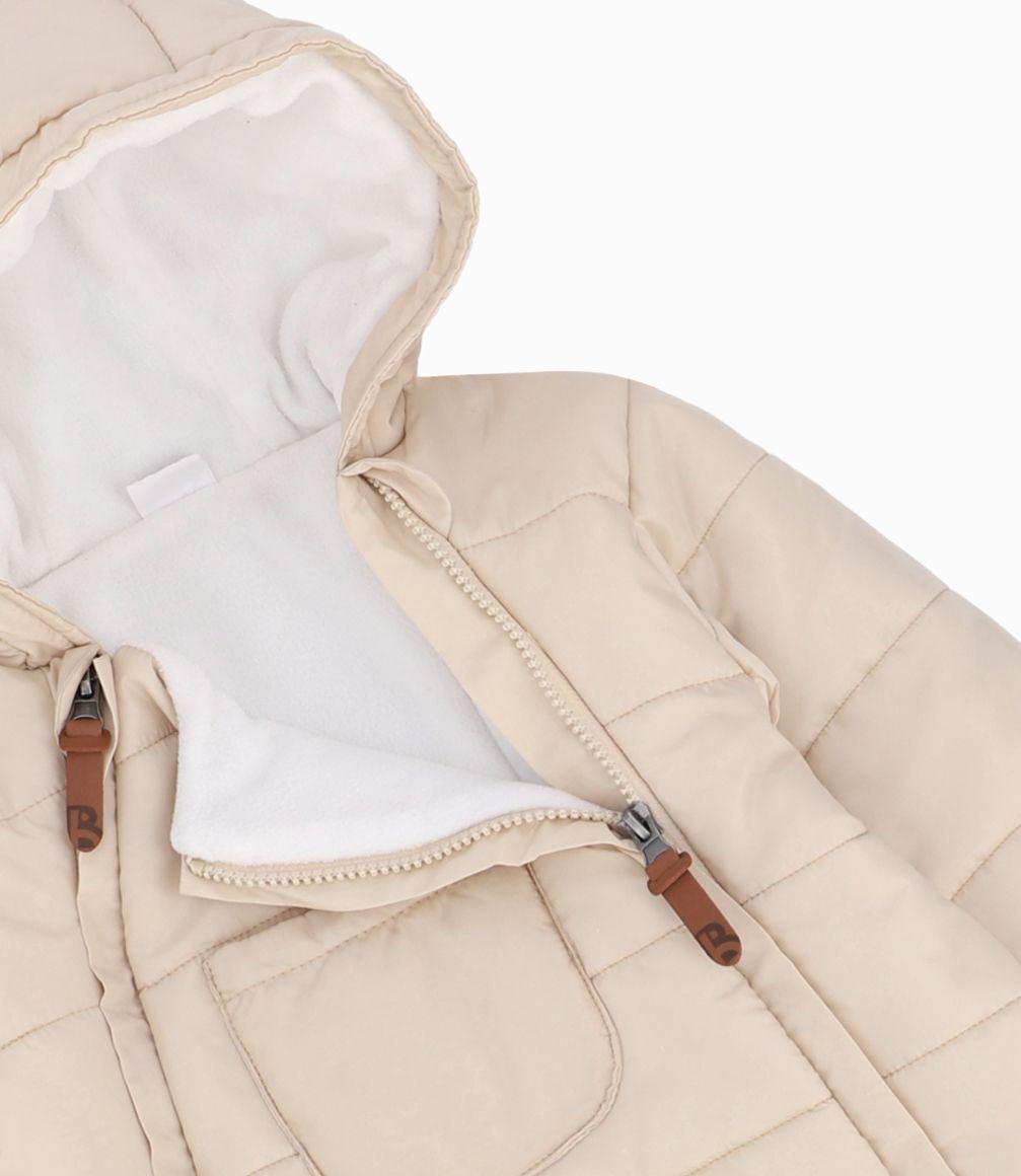 Saquito Recién Nacido De Parka Beige-1