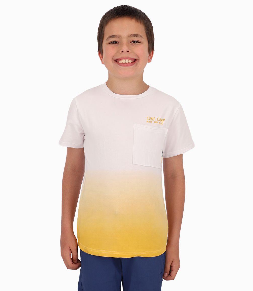 Polera Degradé Niño Mostaza Black and Blue-0