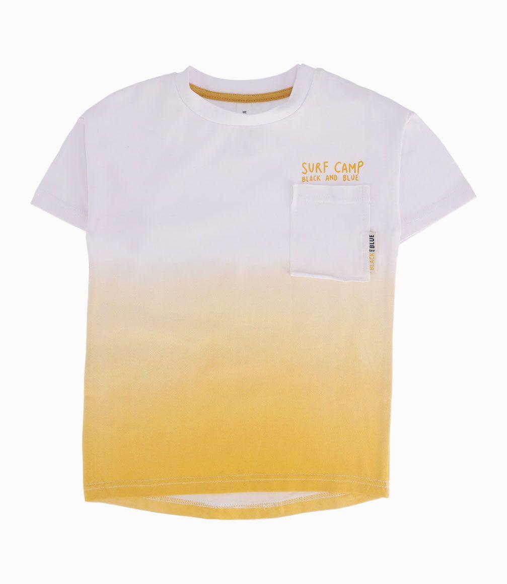Polera Degradé Niño Mostaza Black and Blue-2