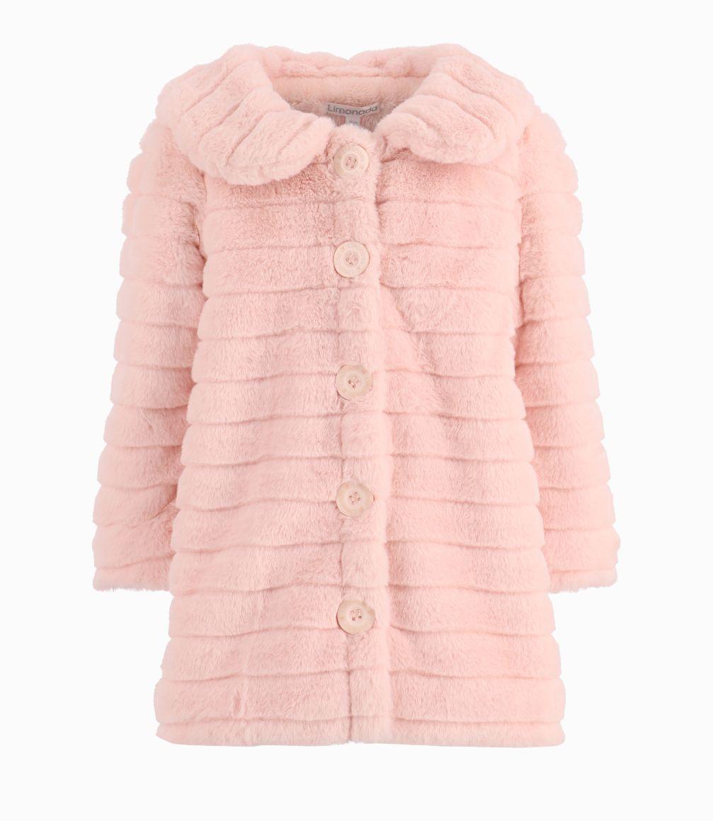 Chaqueta Bebé Niña De Sherpa Limonada Rosado-0