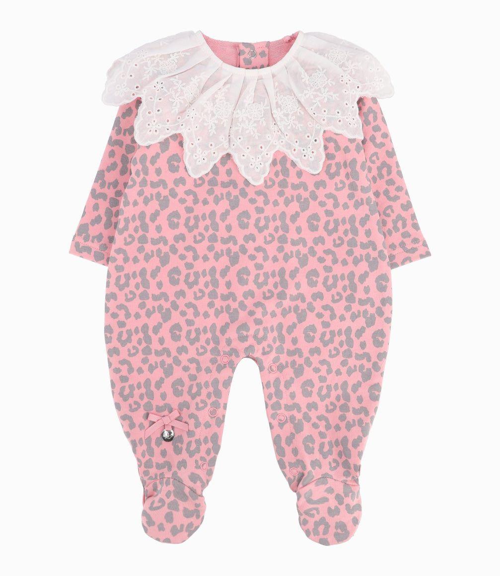 Enterito Recién Nacida Animal Print Coral-0