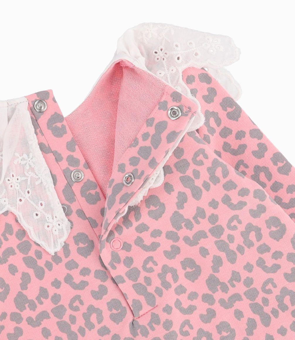 Enterito Recién Nacida Animal Print Coral-7