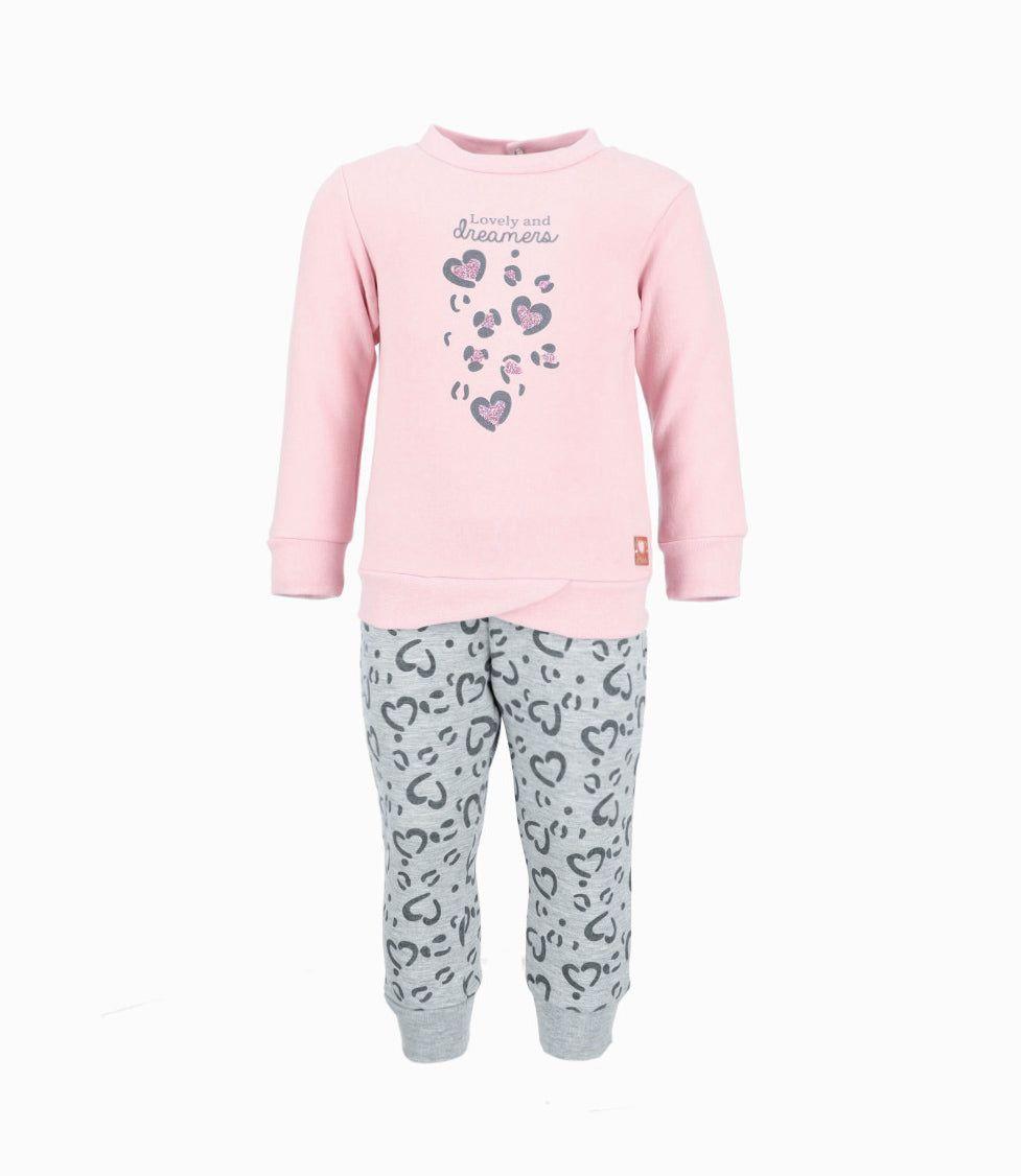 Buzo bebés corazones rosado 4 Kids-0