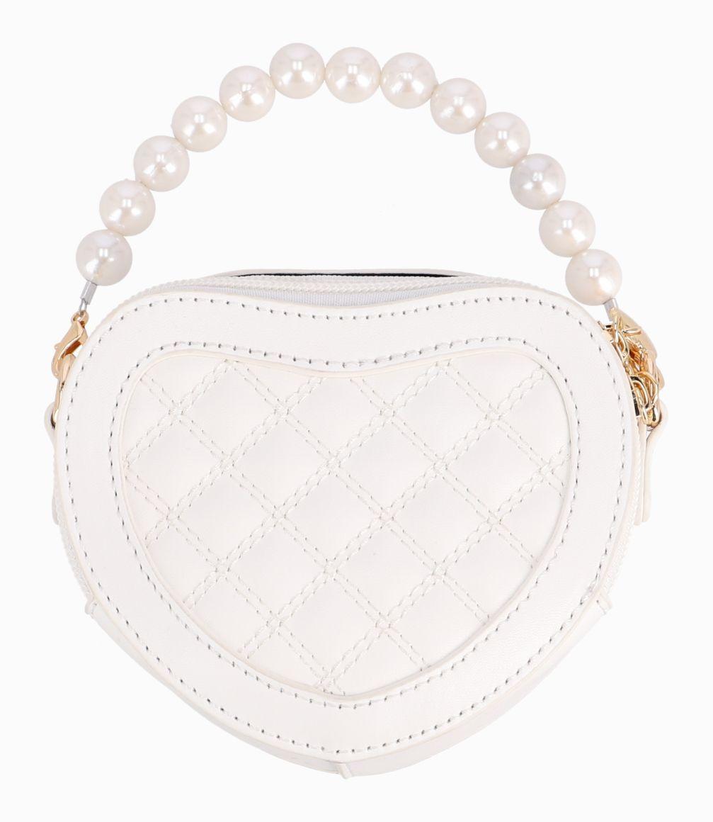 Cartera Niña De Corazón Limonada Crudo-0